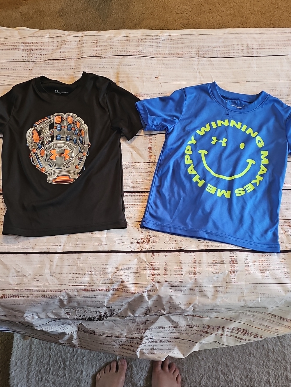 Under Armour Kids Short Sleeve Tee Duo - Black & Royal Blue